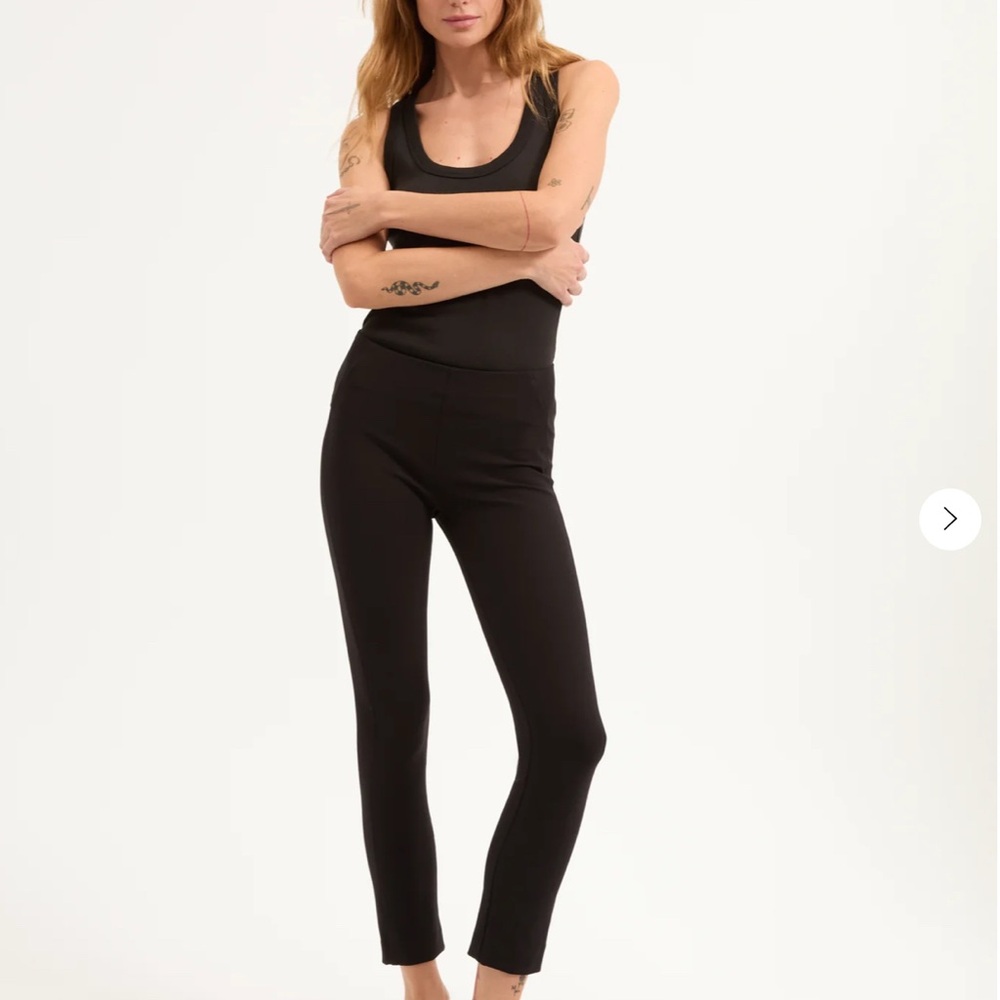 Veronica Beard Black Scuba Pants